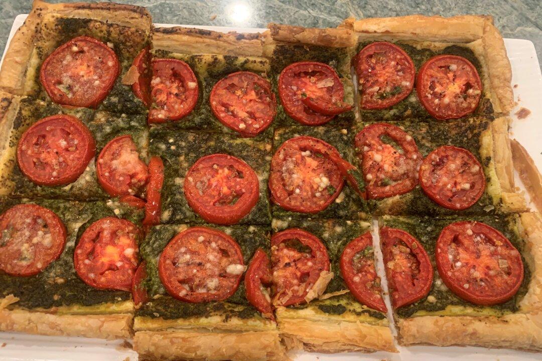 Tomato Pesto Tart Is a Lively Appetizer or First Course