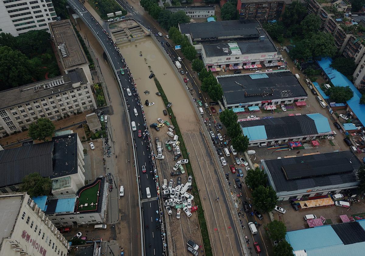 Bodies Recovered From Tunnel That Was Submerged by Floodwaters in Central China