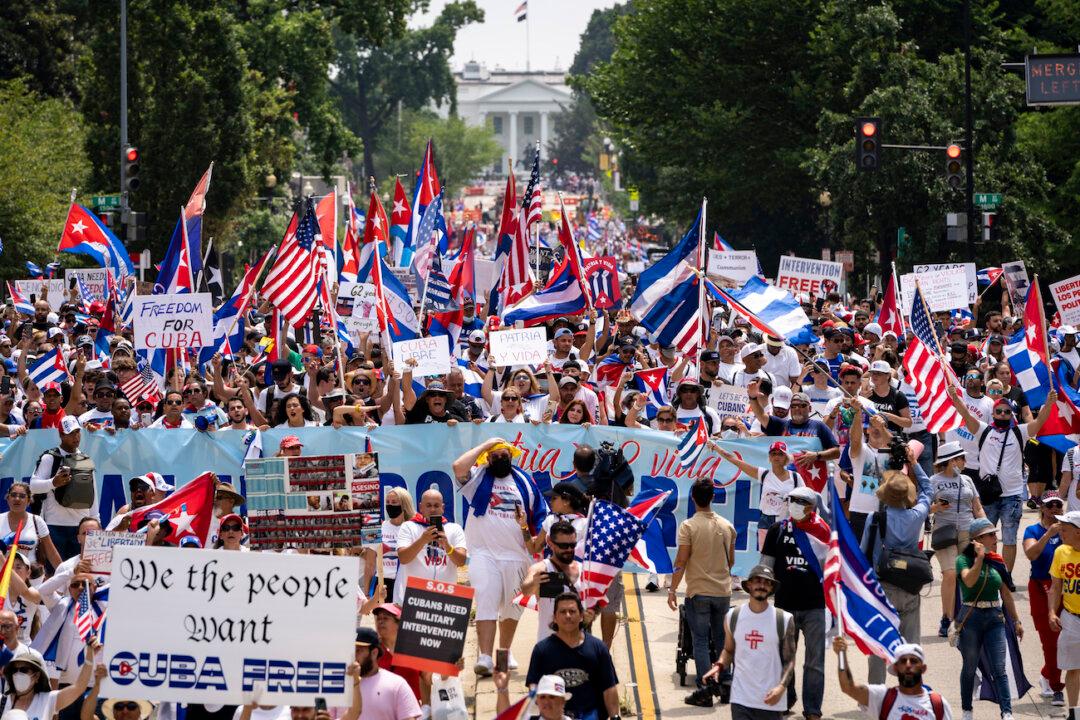 Thousands Join Cuba Freedom March Near White House