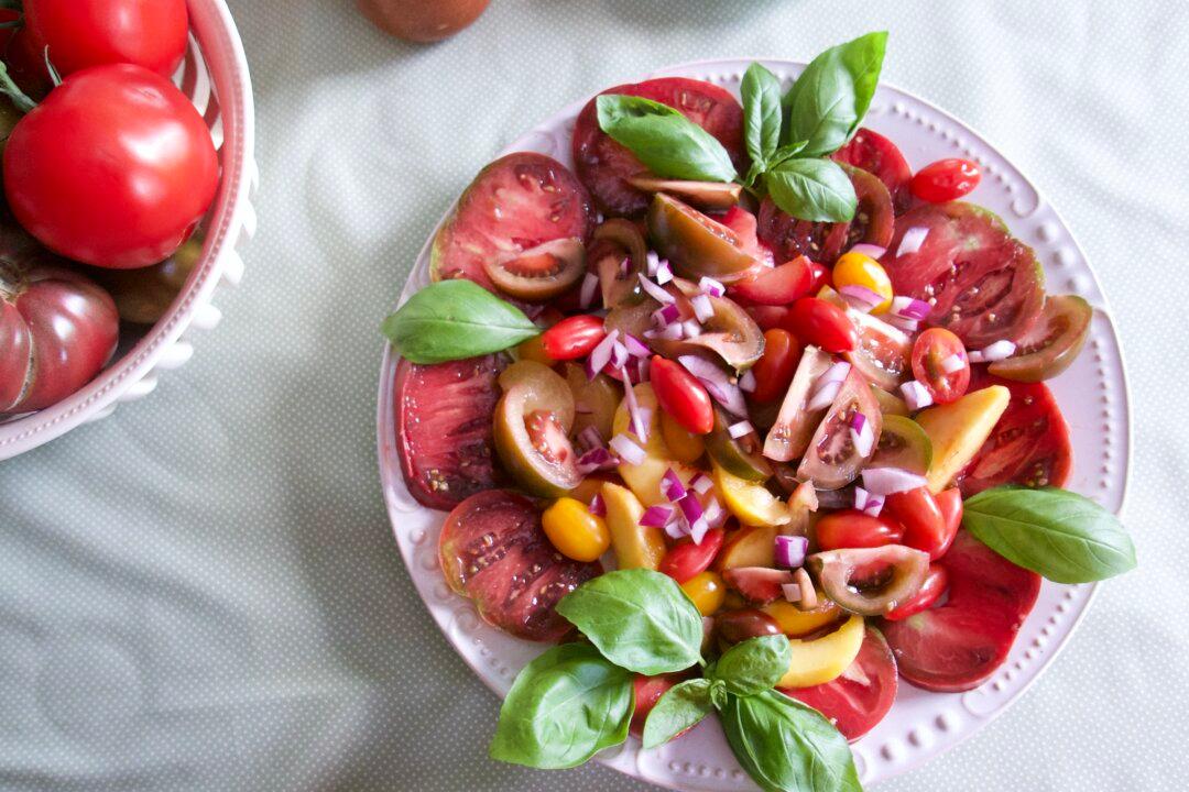 Tomato and Stone Fruit Salad