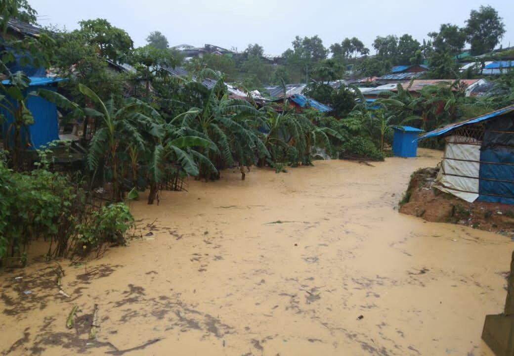 ‘This Is Like a Nightmare’: Thousands Displaced as Floods Hit Bangladesh Rohingya Camps