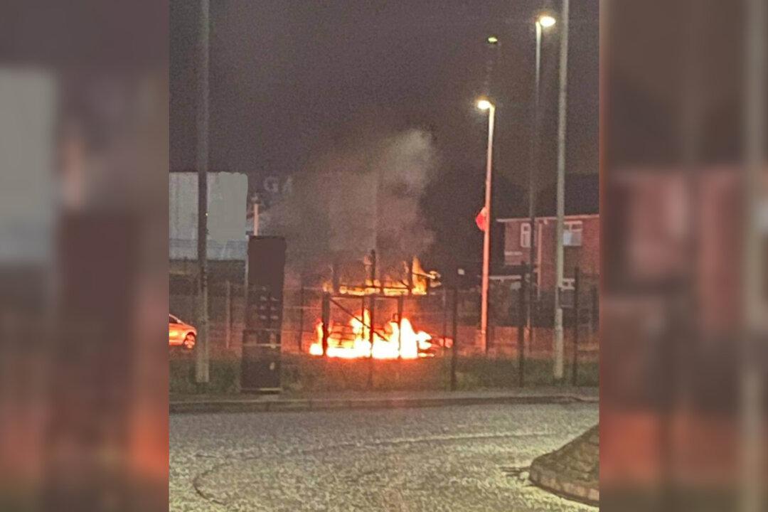 Petrol Bombs Thrown During Night of Disorder in Northern Ireland