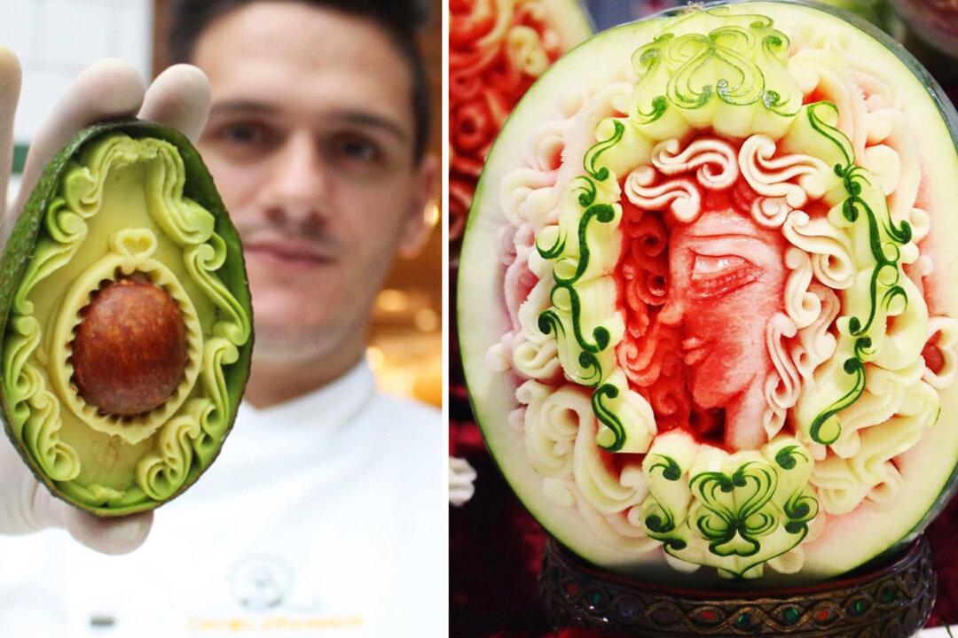 Photos: World Champion Carving Designer Sculpts Fruits Into Breathtaking Works of Art