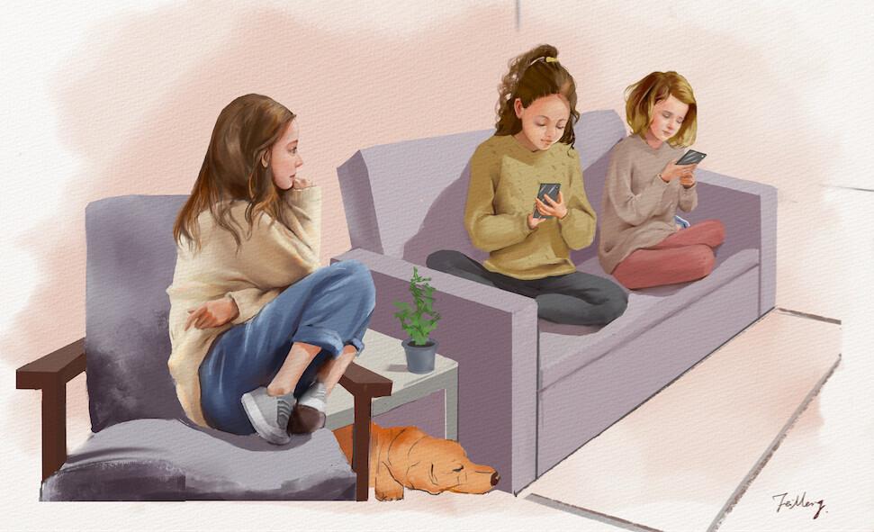 Dear June: 11-Year-Old Feels Replaced by Cellphone