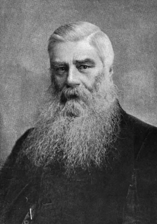 Photo portrait of G.A. Henty by Elliott & Fry. (Public Domain)