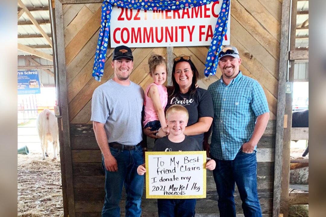 Boy, 8, Auctions Off His Pet Hog to Raise $19,500 for Best Friend With Brain Tumor