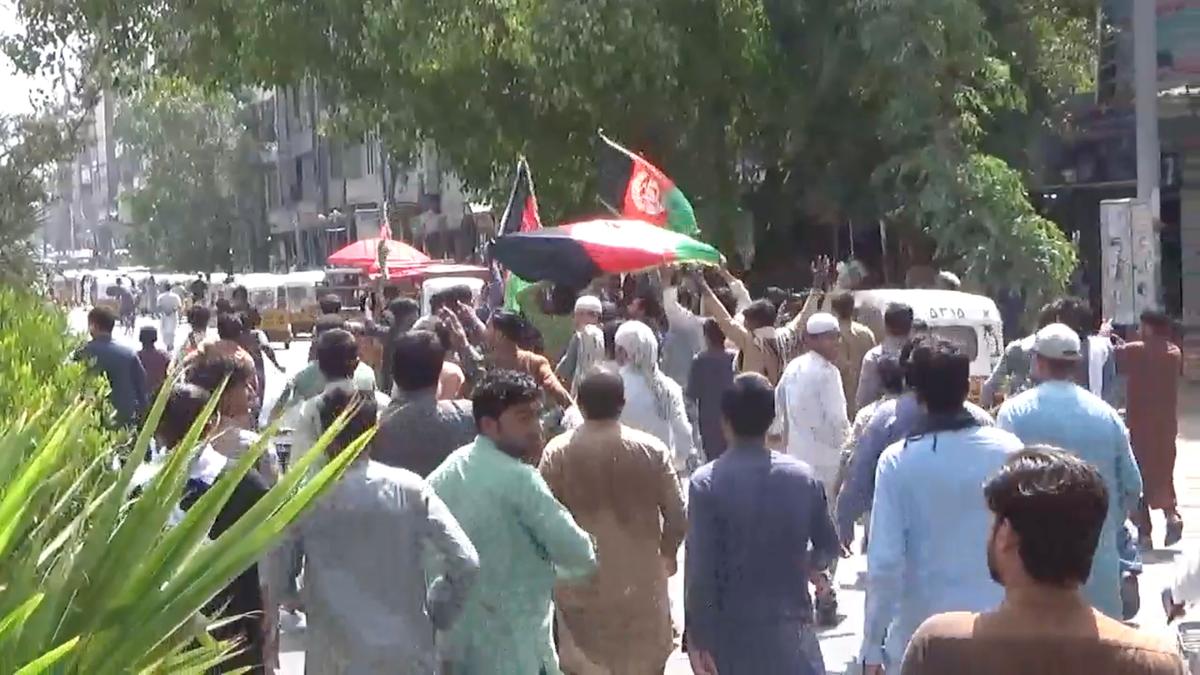 Taliban Fire Guns as Protesters Wave Afghan Flag on Independence Day, Videos Show