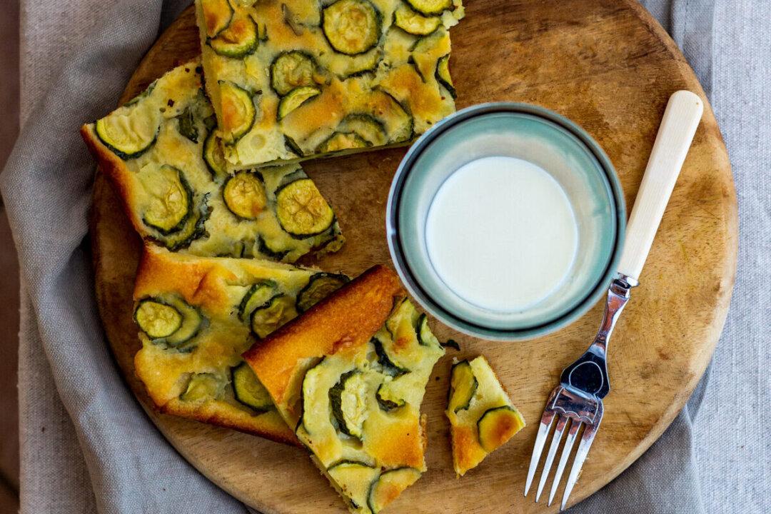 Scarpaccia Viareggina (Sweet Zucchini Cake)