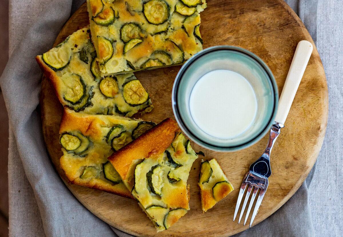 Scarpaccia Viareggina (Sweet Zucchini Cake)