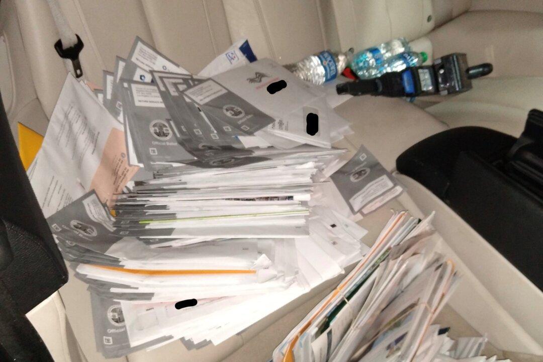 Over 300 Mail-In Ballots Found in California Man’s Car, Say Police
