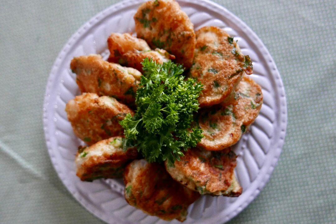 Shrimp and Herb Fritters