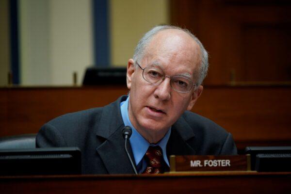 Rep. Bill Foster (D-Ill.) speaks on the coronavirus crisis on Capitol Hill in Washington on Oct. 2, 2020. (J. Scott Applewhite/Pool/Getty Images)