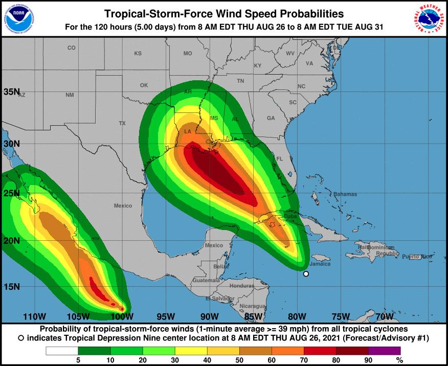 Tropical Depression to Gain Strength En Route to Gulf of Mexico: NHC