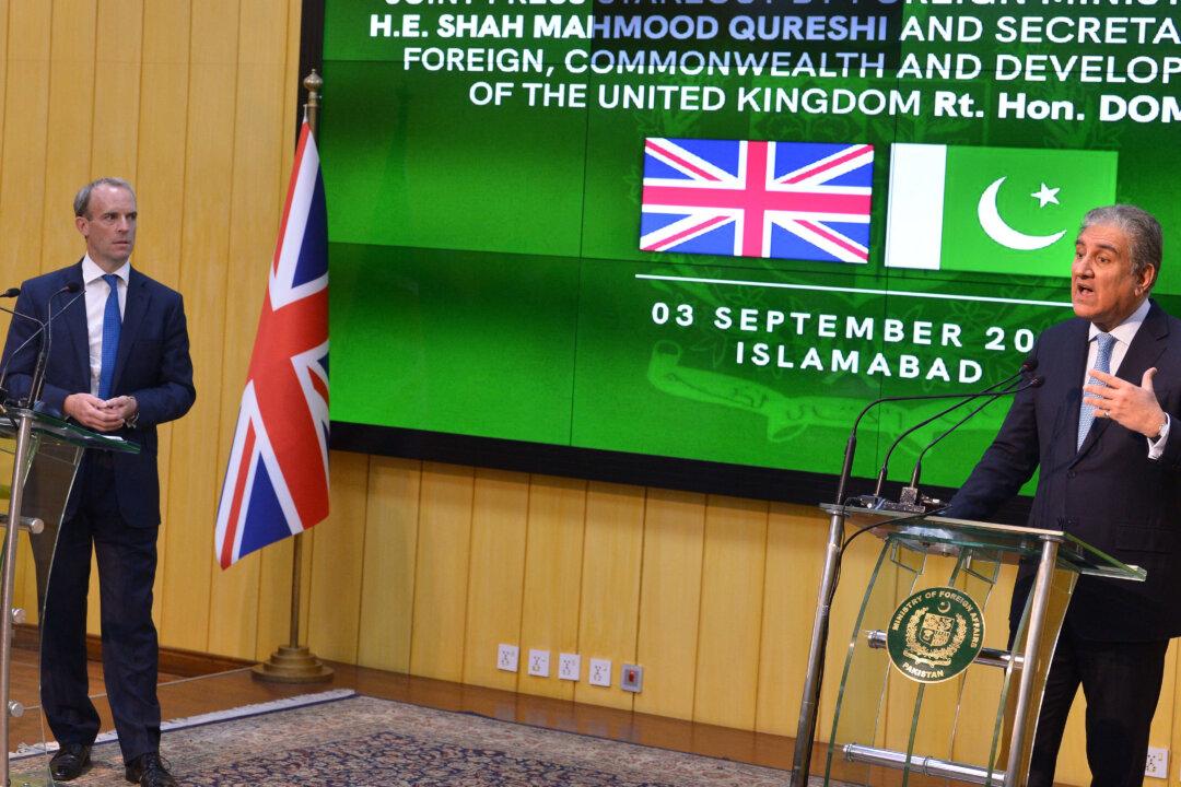 Raab Visits Pakistan to Discuss Safe Passage out of Afghanistan