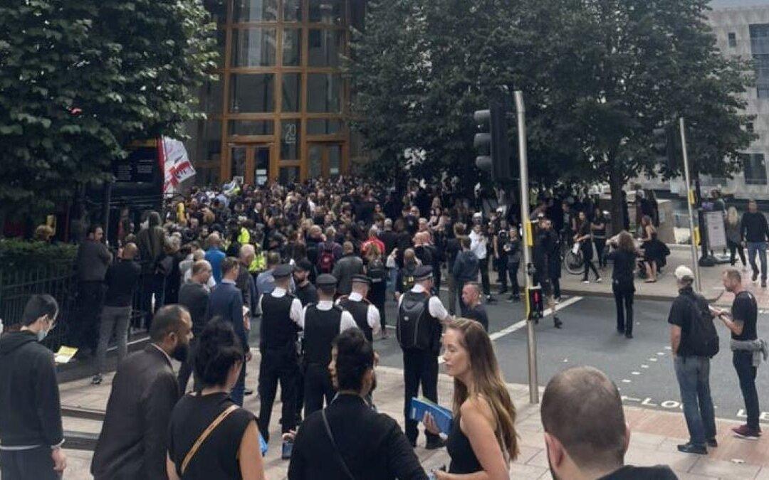 Protesters Try to Force Their Way Into Headquarters of UK Medicines Regulator