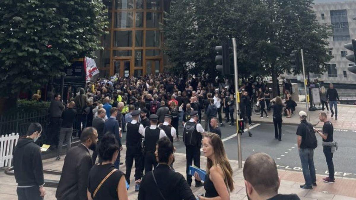 Protesters Try to Force Their Way Into Headquarters of UK Medicines Regulator
