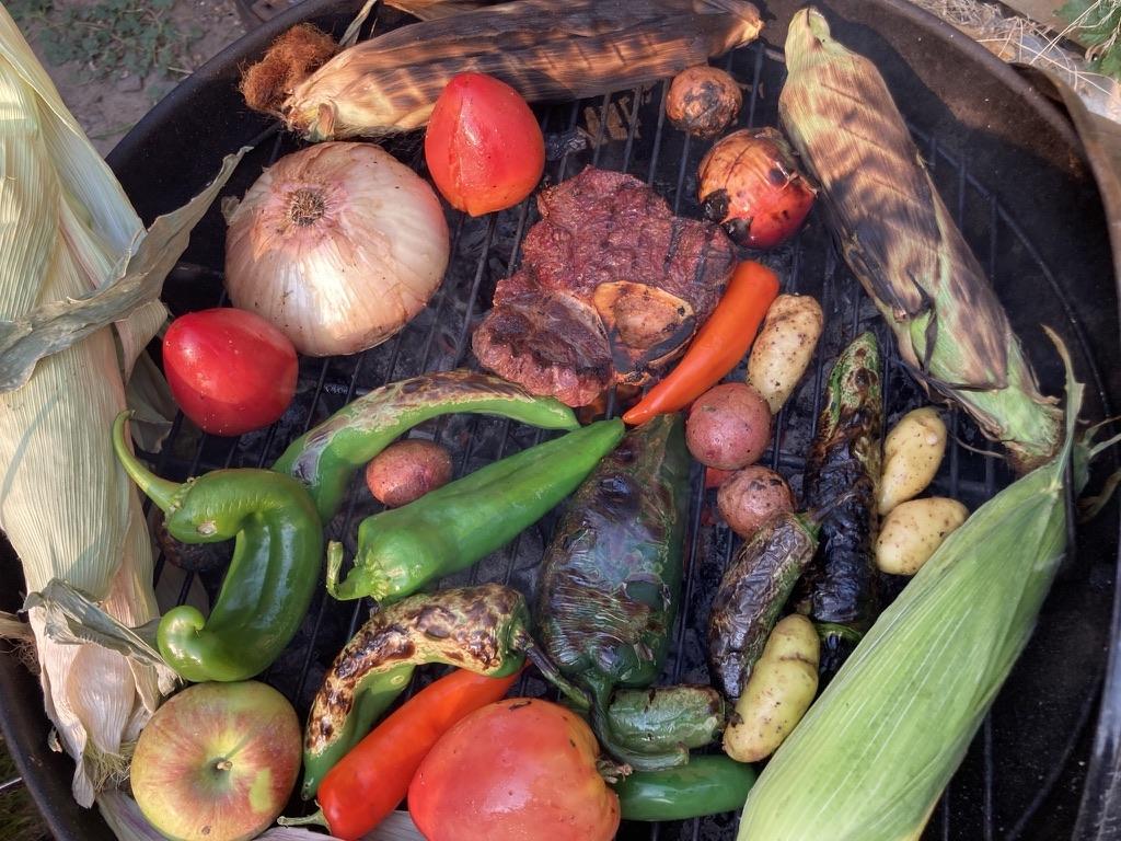 Green Chile on the Grill