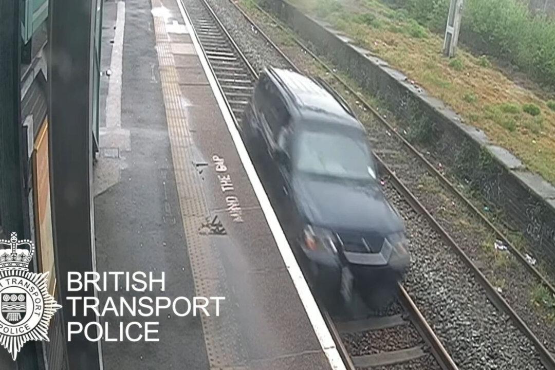 ‘Idiotic’ Motorist Jailed After Driving Car Down Railway Track