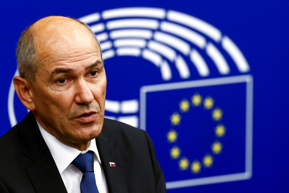 Slovenia’s Prime Minister Urges EU to Stand With Lithuania Against Chinese Pressure