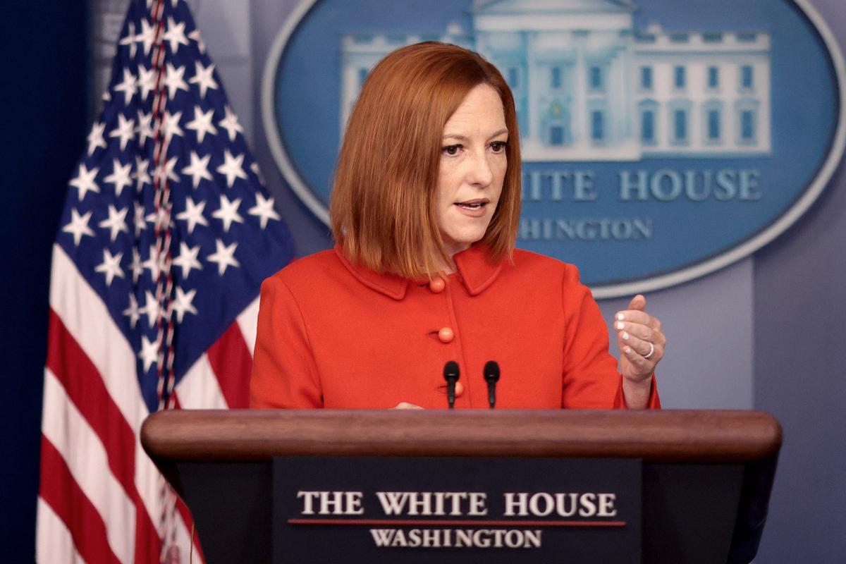 Psaki: Horse Patrols Temporarily Suspended at Haitian Camp in Del Rio