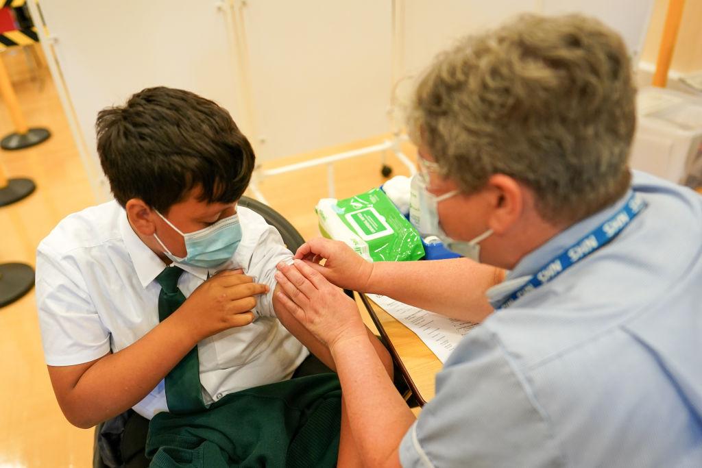 England Winding Down Offering COVID-19 Vaccines to Children Under 12