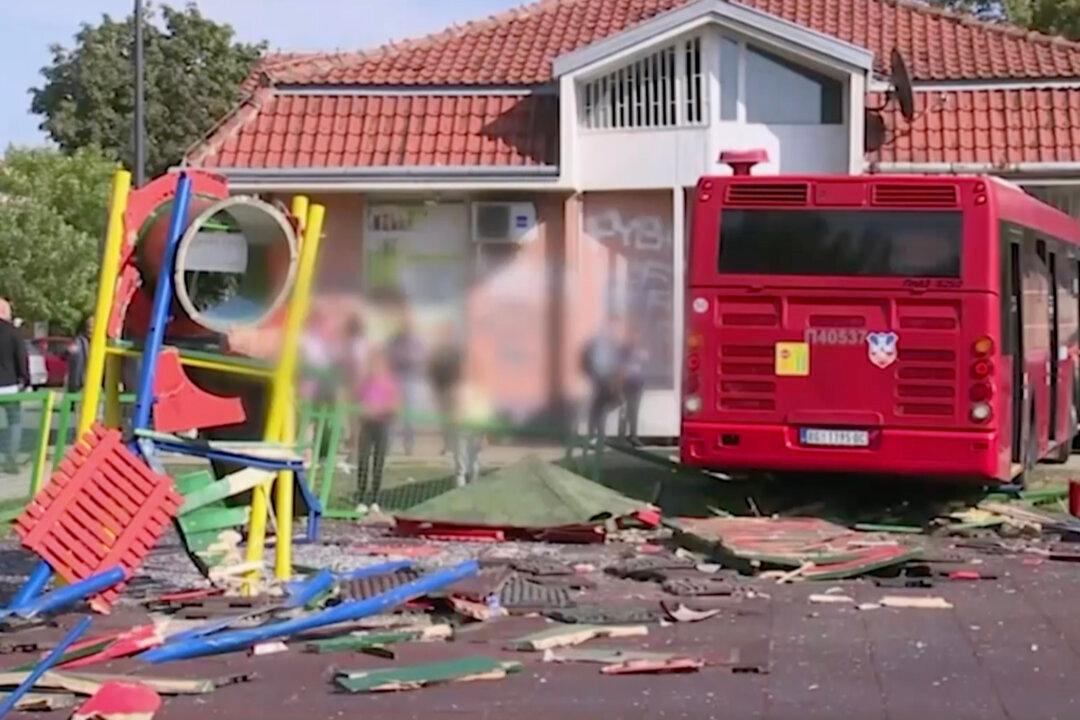Bus Swerves Into Children’s Playground in Belgrade, Injuring Several