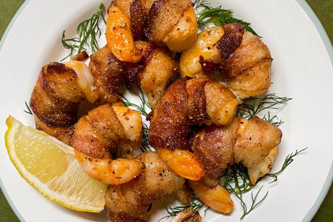 Extra Crispy Bacon-Wrapped Shrimp Are an Irresistible Appetizer