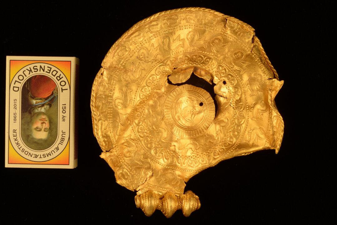 Man With Metal Detector Finds Trove of Huge Gold Medallions Dating Back 1,500 Years Ago in Denmark