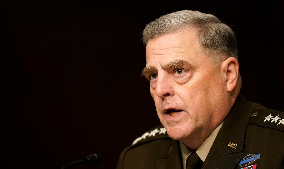 Gen. Milley Says China Unlikely to Militarily Seize Taiwan in Near Future