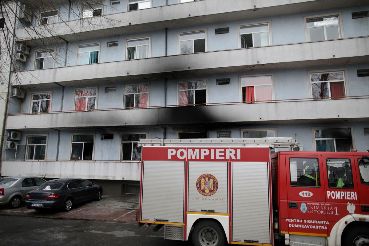 Fire at Romanian COVID-19 Hospital Kills Seven People