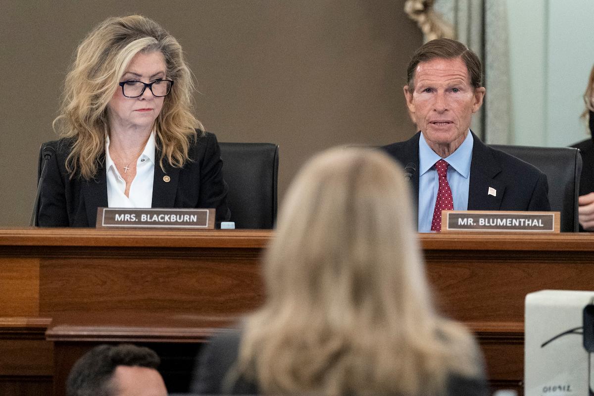 Senators Blackburn and Blumenthal Press Pinterest on Protecting Girls From Online Predators