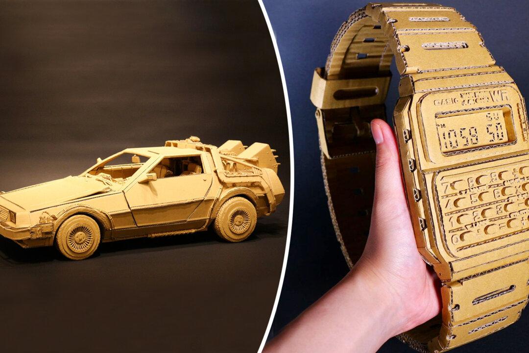 Japanese Artist, ‘Cardboard Girl,’ Transforms Old Cardboard Boxes Into Incredible Sculptures