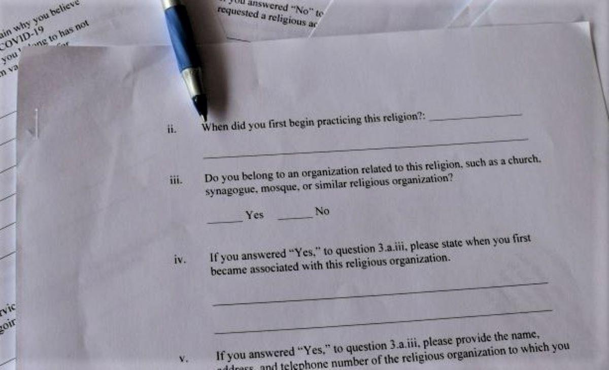 ‘Gotcha’ Questions on Pennsylvania Religious Exemption Forms: Attorney