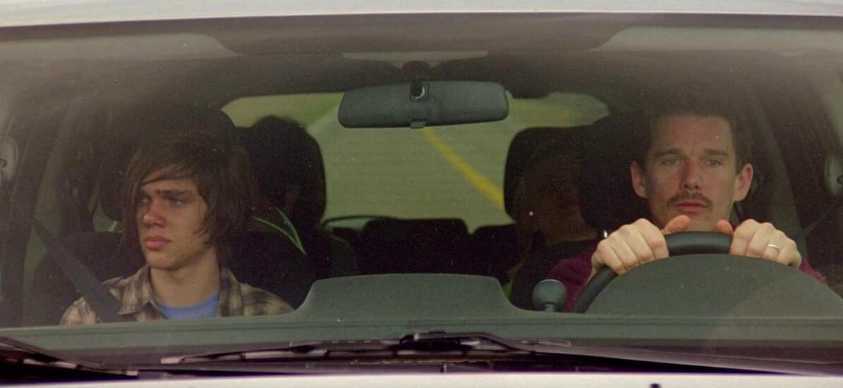 Ethan Hawke (R) and Ellar Coltrane play father and son in "Boyhood." (IFC Films/Universal Pictures)
