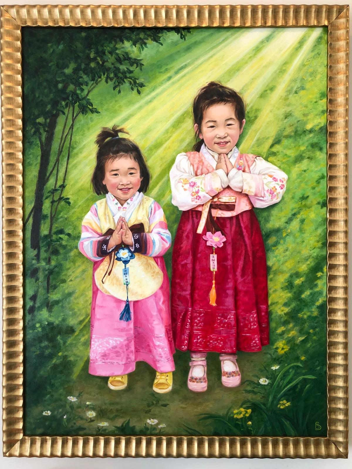 "Gratitude" by Barbara Schafer. Oil on canvas; 116 cm by 84 cm. (Courtesy of Barbara Schafer)