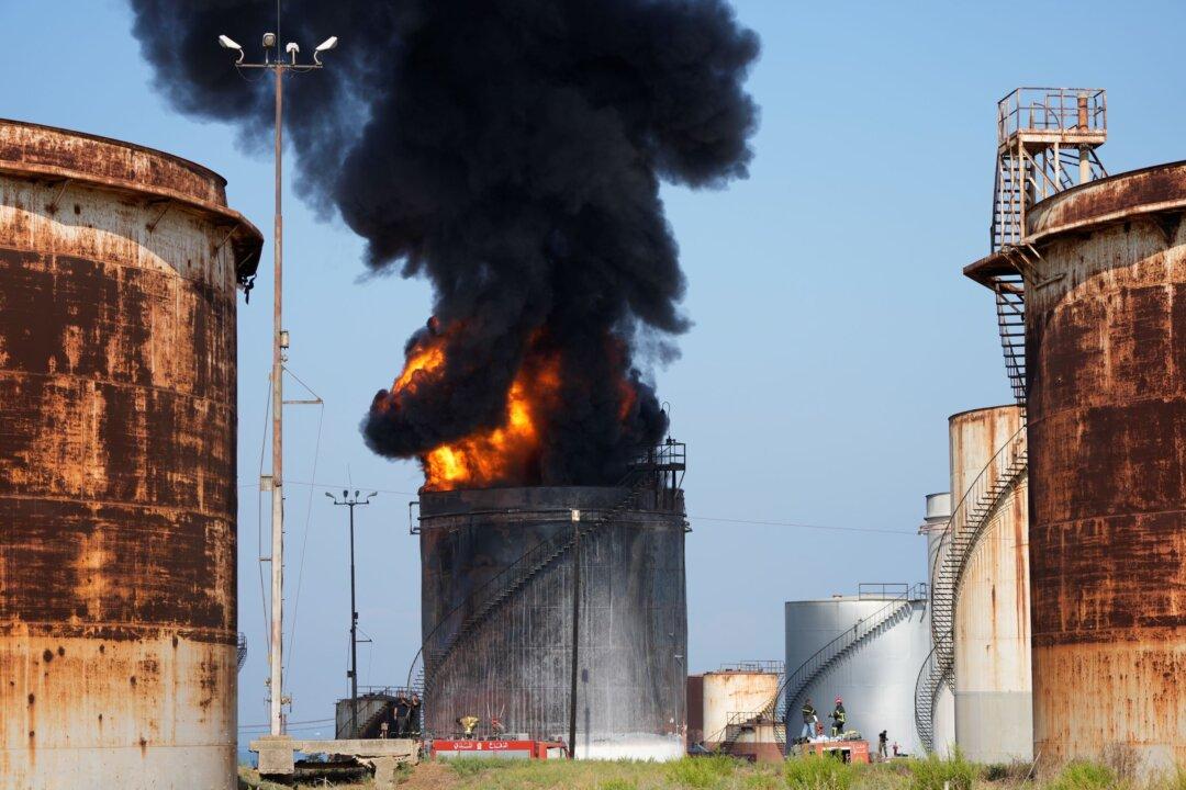 Huge Fire Extinguished at Oil Facility in Southern Lebanon