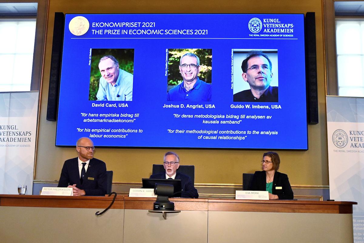 3 US-Based Economists Awarded Nobel Prize for Research on Jobs