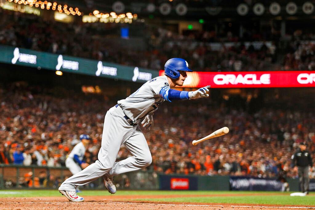 Dodgers Advance Over the Giants in Ninth Inning Dramatics