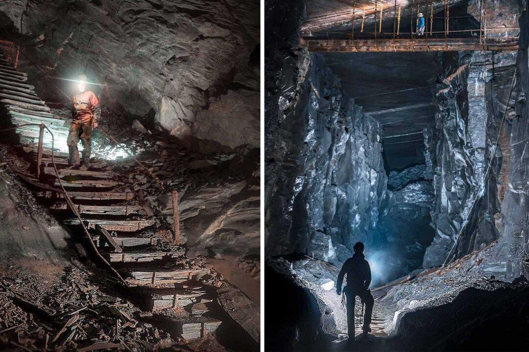 Photographer Delves Into Sprawling Underground Slate Mine to Snap Jaw-Dropping Shots in Wales
