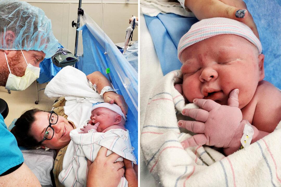 Arizona Mom Who Suffered 19 Miscarriages Gives Birth to a Whopping 14.1lb Baby Boy