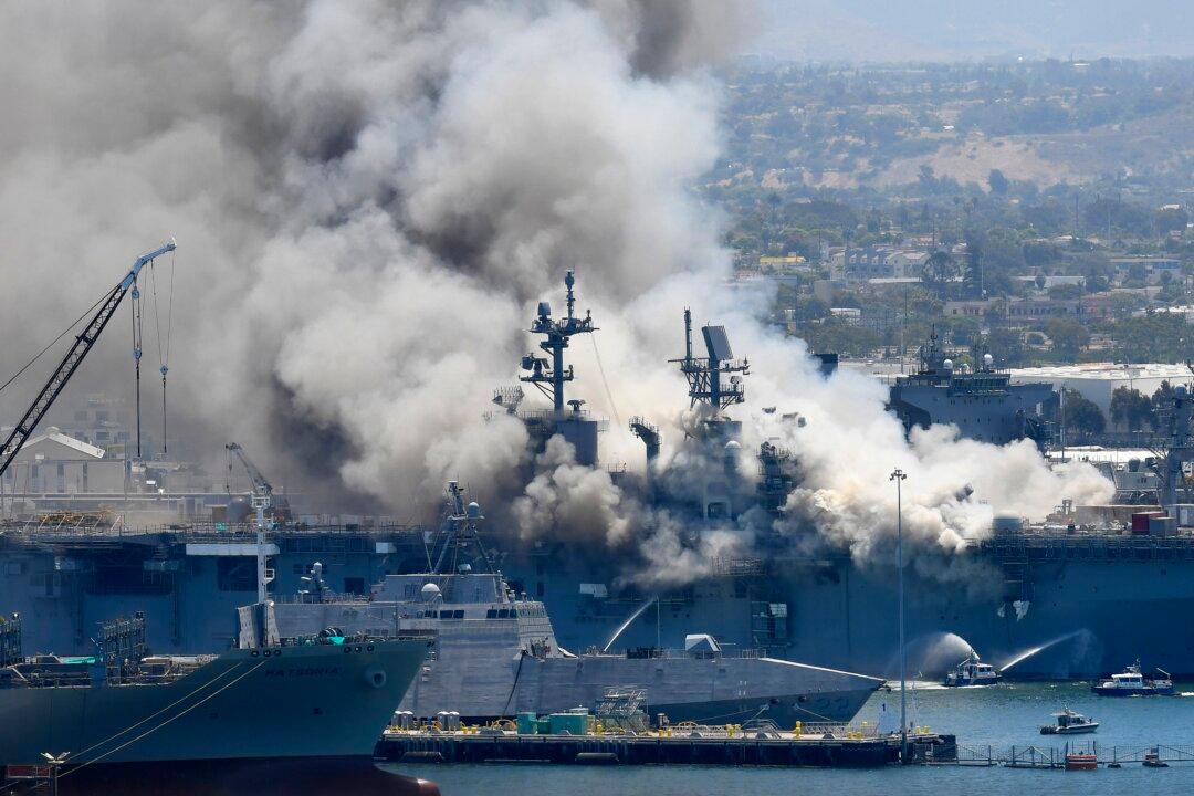 Navy Probe Finds Major Failures in Fire That Destroyed Ship