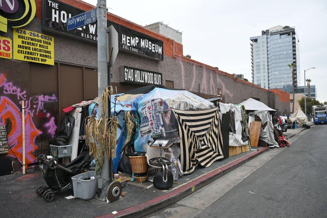 Los Angeles Sheriff Offers Help to Clean Up Homeless Encampments in Hollywood