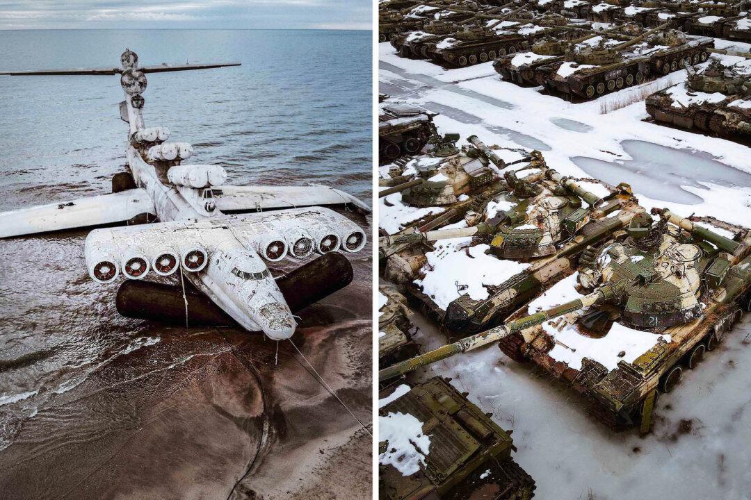 History Buff Snaps Photos of Military Scrap Graveyards in Remote Secret Sites in Over 50 Countries