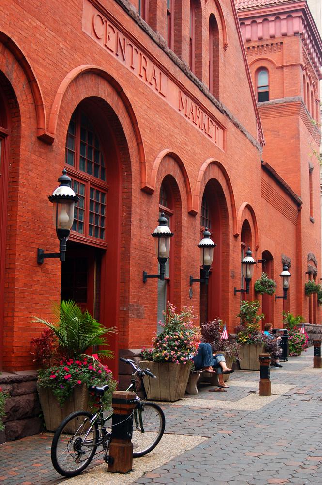 Central Market and the Griest Building in Lancaster. (James Kirkikis/Shutterstock)