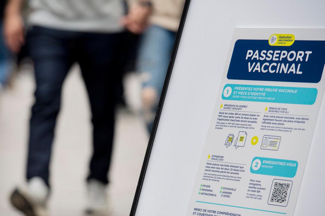 Vaccine Passports Convinced Fewer Than 1 Percent of Quebec, Ontario Residents to Get the Jab: Study