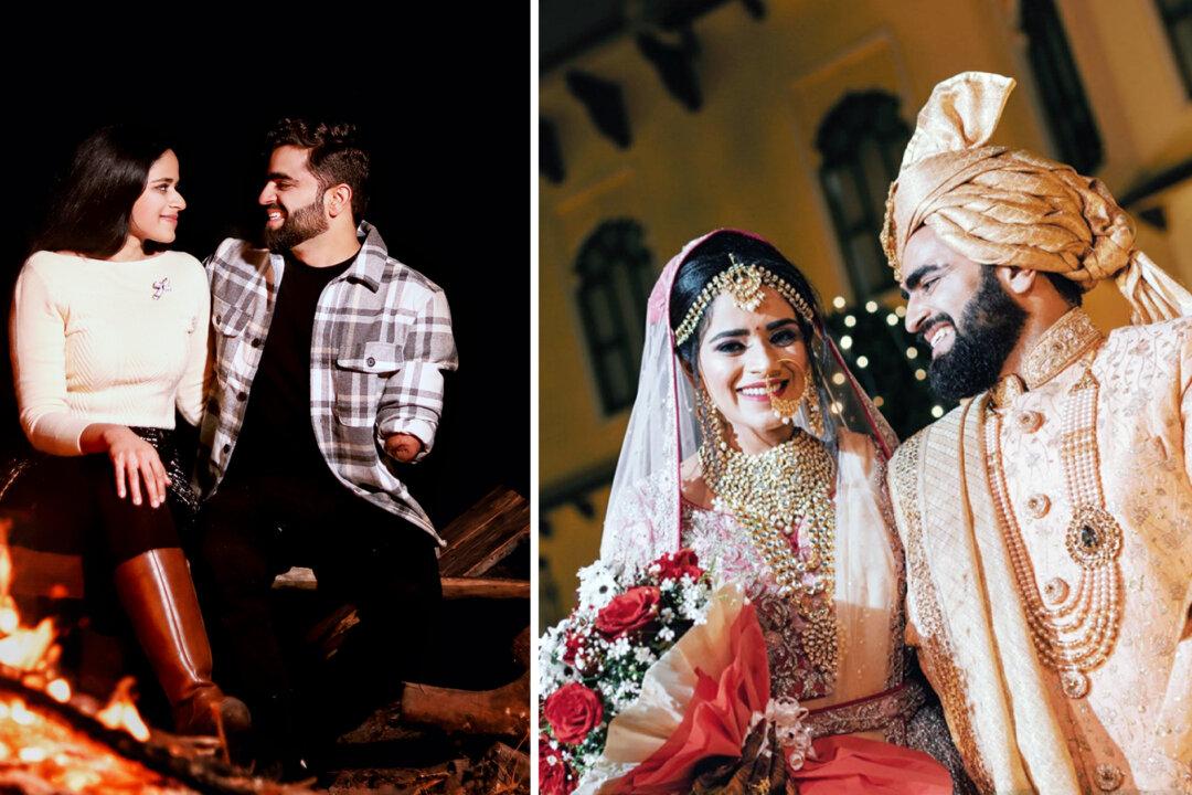 Man Without Arms and His Soulmate Ignore Social Stigma, Get Married After 6 Years Together