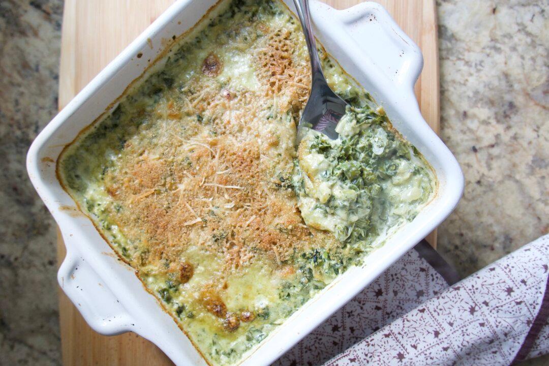 Creamed Spinach Bake