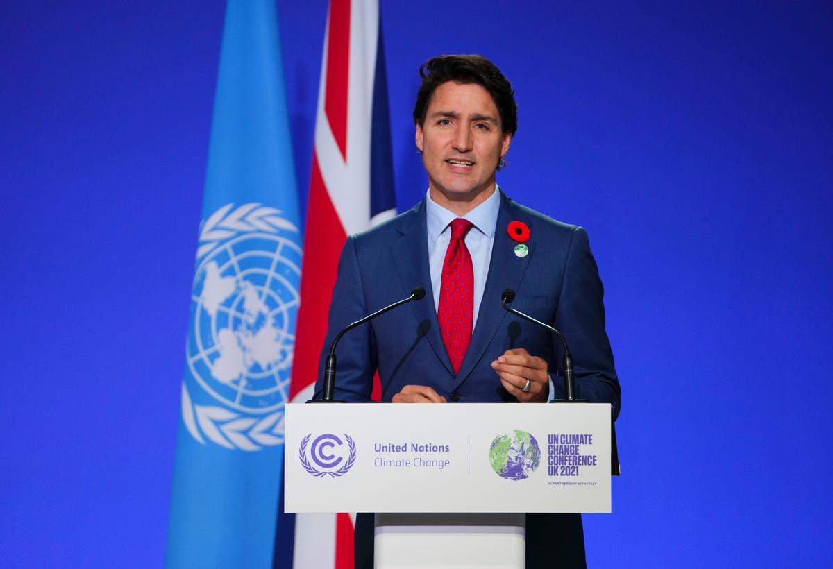 Trudeau Pledges to Cap Oil and Gas Sector Emissions at COP26 Summit