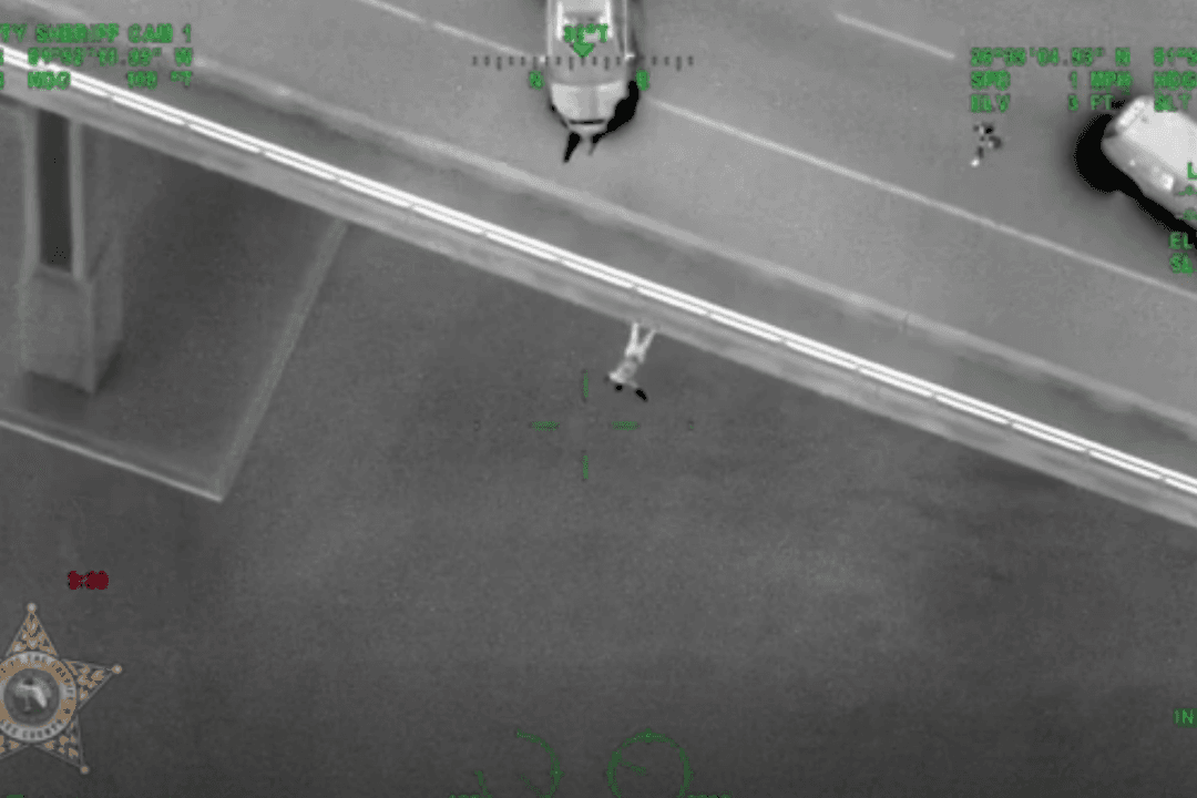 Man Jumps From Bridge After Car Chase