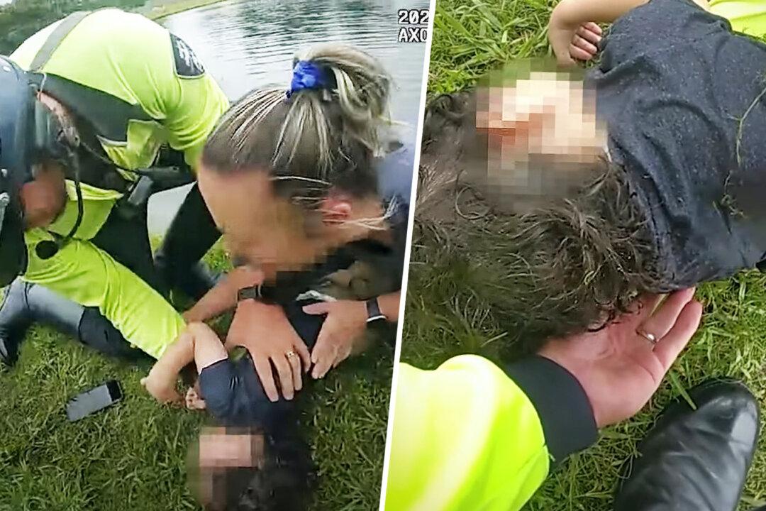 Texas Woman Spots Tiny Feet in Lake, Leaps in to Save Drowning Toddler, Recognized by City